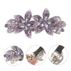 Outanaya Flower Rhinestone Hair Clip for Women Durable Spring Hair