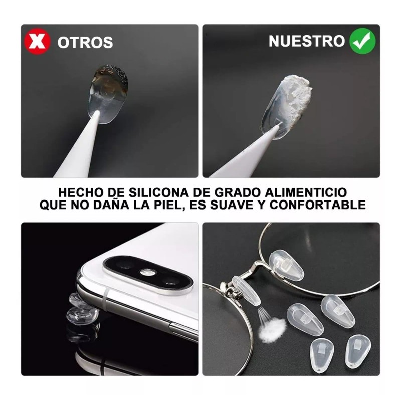 Glasses Accessories Almohadillas Antideslizantes Para La Nariz Para Gafas De