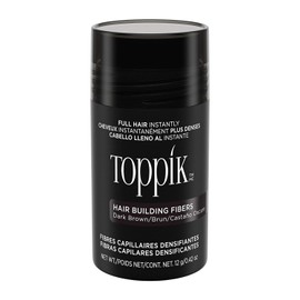 Top Pick Hair Fiber, Dark Brown, Natural Fiber Derived from Keratin / 탑픽 헤어 섬유, 짙은 갈색, 케라틴에서 추출한 천연 섬유