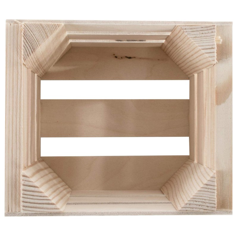 Small Cube Wooden Display Crate | 14 x 12 x