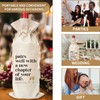 4PCS Wine Gift Bag, "New Chapter of Your Life", Reusable