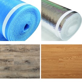 PRODURA 200sqft 3mm Thick 3-in-1 Superior Vapor Barrier and Acoustics Plus Foam UNDERLAYMENT with self-Sealing Lip and Tape - Laminate, Vinyl, WPC, SPC, Bamboo, Engineered, and Solid Hardwood Floor