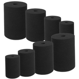 Garneck 8pcs Cup Turner Foam Inserts for Tumbler Turner - Flexible Sponge Accessories for Resin Crafting - Ideal for Rotating Tumblers Black Color for DIY Projects