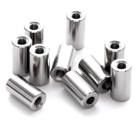 Pstyle. M4 Coupling Nut Spacer Round Set of 10 PST-108 (φ8x15mm)