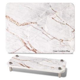 Stone Dish Drying Mat, 2 Piece Set, Water-Absorbent. Stone Drying Mat For Kitchen Counter [Quick Drying] Diatomaceous Earth Dish Drying Mat Contains Large & Small Stone Drying Tray. L11.75" x W15.75"