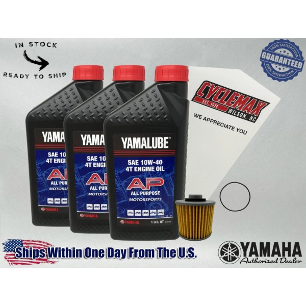 Yamaha Cyclemax Std Yamalube Oil Change Kit fits 1999-2003 Yamaha