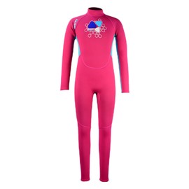Kids Wetsuit for Girls & Boys - 2mm Full Body Wetsuit for Cold Water, UV Protection & Comfort - Kids Wetsuit for Swimming & Diving (K141F-9-10)