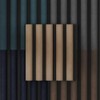 Velvet-Covered Wood Slat Wall Panel - Acoustic Panels for Interior
