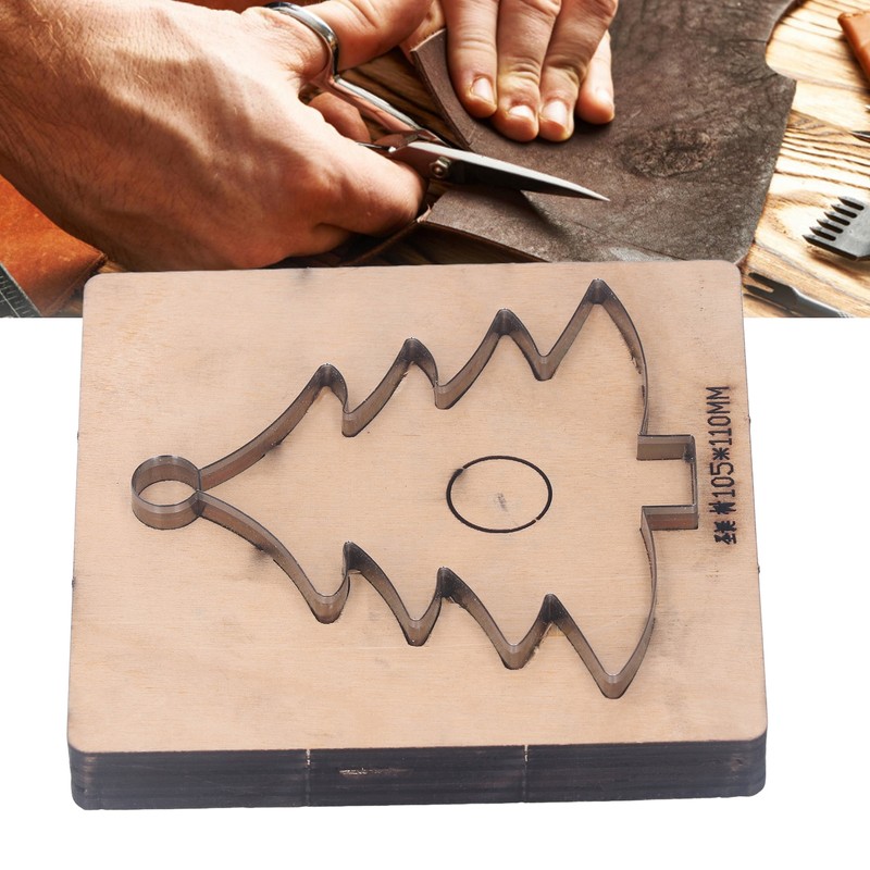 Leather Cutting Die Christmas Tree Shape Punch Cutter Craft Mould