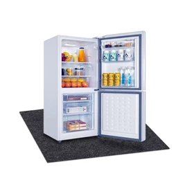 Under Beverage Refrigerators Mat,Slip Resistant,Absorb Water,Protects Floor from Water,and Spills,Slip Resistant and Waterproof(Fridge Mat:24inches x 24inches)
