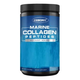 Zebora Peptidos De Colageno Marino 500g En Polvo Hecho Usa                                                                                            