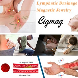 Cigmag Cigmag Copper Necklace for Men Women - Magnetic Necklace 99% Solid Pure Copper Ring Set Ultra Strength Magnets - with Adjustable Sizing Tool and Present Box