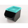 Tupperware Onion Storage 5.5 L Black Turquoise Onion Bearing A168