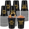 Jingmore 50 Pcs Employee Appreciation You Plastic Cups, Thank You