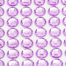 Italian Options - 3mm Lilac Diamante Rhinestone Gem Crystal Stickers (176 pcs)