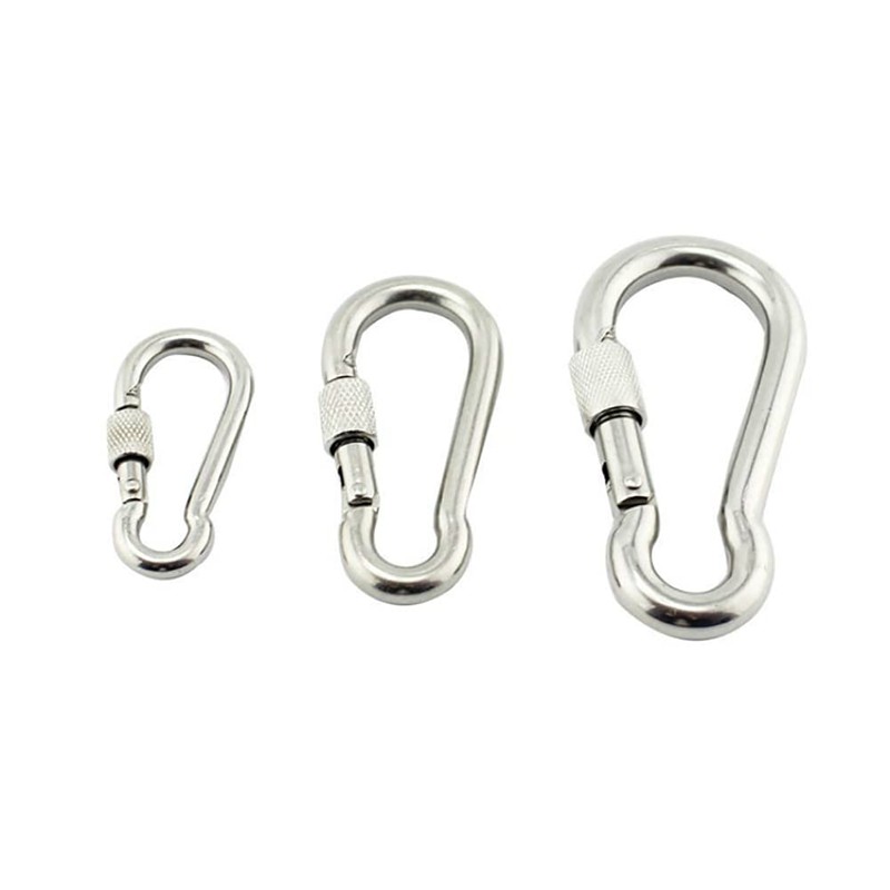 SYDARSYN Fire Brigade Carabiner Hook 12 x 140 mm Stainless