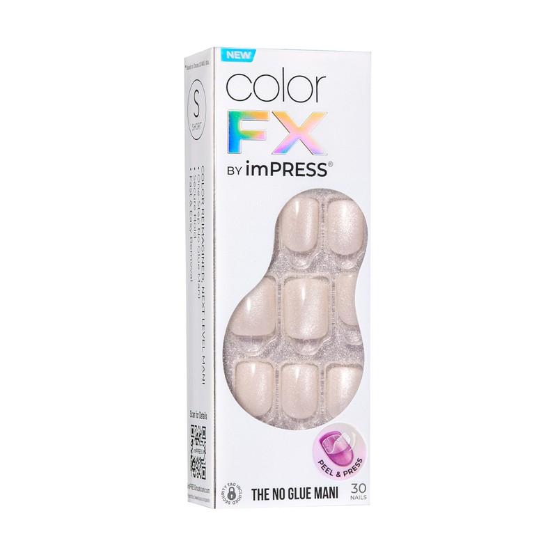 KISS imPRESS No Glue Mani Press-On Nails, Color FX, Rebel',