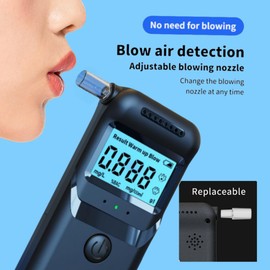 TANCOLA Professional Breathalyzer with LCD Display, High-Accuracy Portable Breath Alcohol Tester for Personal & Professional Use