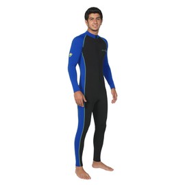 EcoStinger Sun Protective Stinger Swimsuit Dive Skin Chlorine Resistant UPF50+ Black Royal S