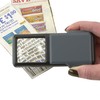 Carson 5x MiniBrite LED Lighted Slide-Out Aspheric Magnifier with Protective