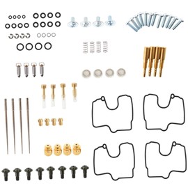 labwork 4-Pack Carb Carburetor Repair with Gasket Jets Kits Replacement for Yamaha YZF R1 1998-2001