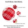 ShinyBeauty Checkered Tablecloth Square 54"x54" Red White Buffalo Plaid Table