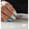 Set of 6 Nail Files Half Moon Professional Emery Boards