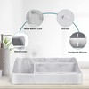 TATBOOMU Toothbrush Holder Bathroom Organizer Countertop,for Toothpaste/Vanity Countertop, Silicone Bathroom