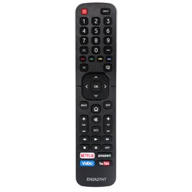 New EN2A27HT Replace Remote fit for HISENSE Smart TV 32H5D 39H5D 40H5D 43H5D 43H6D 50H5D 55H5D 50H6D 55H6D 60DU6070 65H6D 50DU6070 55DU6070 H5 Series H6 Series 4K UHD HDR Smart TV 2017 Model