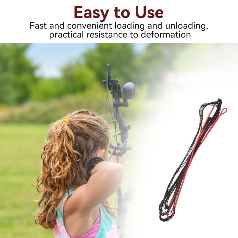 Recurve Bow String, 12 Strands Universal Traditional Bow String Replacement,