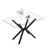KUVADAZ 47" Rectangle Dining Table for 2 3 4 People,