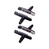 BBB Cycling BBS-16T TriStop Bike Brake Shoes, Compatible with V-Brake