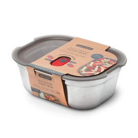 BLACK + BLUM FBSS-BX-M017-EN Microwavable Stainless Steel Lunch Box Multi-Function Container, 900 milliliters