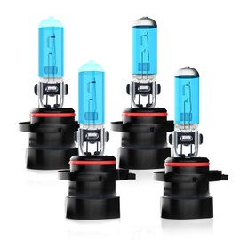 XG Glitter Headlights Fit for Dodge Charger 2006-2010 Halogen Headlight Bulbs, 9005XS High Beams 9006XS Low Beams, High Power 6000K White Light, Pack of 4