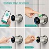 IRONZON Fingerprint Door Knob Fingerprint Door Lock with App Control
