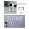 Cadbibe 10ml Clear Glass Vials with Screw Caps and Plastic