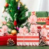 Large Pull Bows, 6 Inches Pink Christmas Bows, 8 PCS