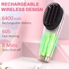 Rychi Cordless Hair Straightener Brush, 6400 mAh Rechargeable Hair Straightener