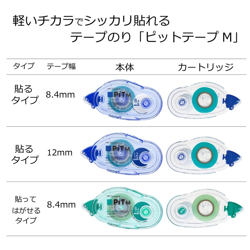 トンボ鉛筆 テープのり ピットテープMK8.4 PN-MK8.4