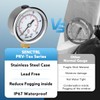 SENCTRL 100 Psi Lead-Free Pressure Gauge, 2" Dial, 1/4 NPT