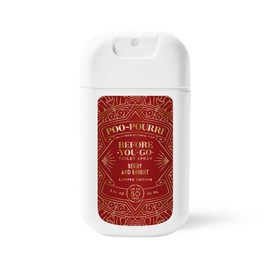 Poo-Pouri Before-You-Go Holiday Pocket Sprayer, Berry and Bright, 1 Fl Oz - Cinnamon, Cranberry and Balsam Fir