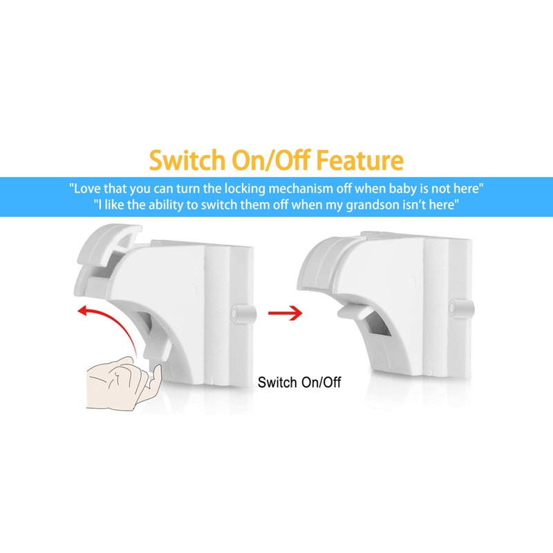 Vmaisi Magnetic Cabinet Locks for Babies (Standard, Count, 30.00)