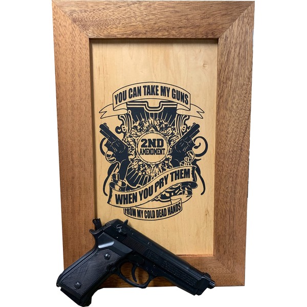 Bellewood Designs Patriotic 2nd Amendment Series Hidden Gun Storage Firearm