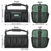 Guliter 11 Inch Small Tool Bag, Open Top Tool Tote