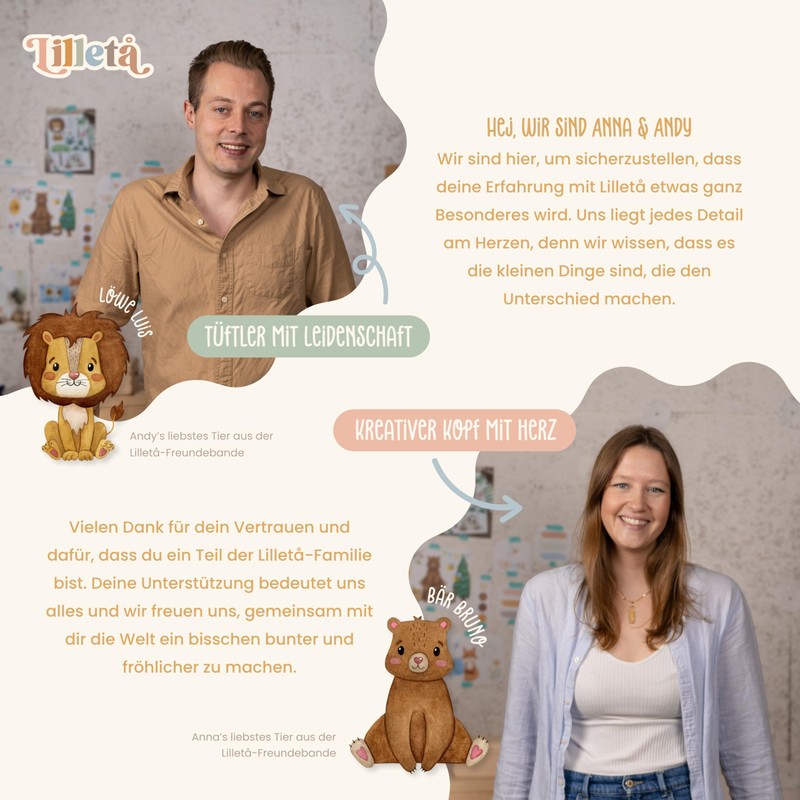 Lilletå ® Memory Box Animals Forest - Memory Box Baby