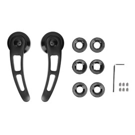 Car Vintage Exterior Door Handles, Billet Aluminum 4 1/4 Inch Vintage Door Handle Kit Replacement for Mustang, Olds, Nova, Falcon, Torino