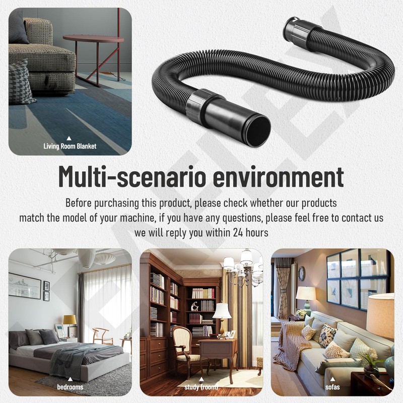 Bagless Upright Vacuum Cleaner Hose Assembly Compatible with Hoover UH70200