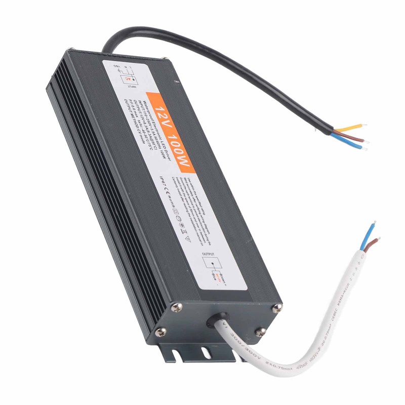 100W Ultra Thin Waterproof Power Supply Transformer Adapter LED Driver
