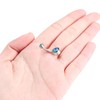 G23 Titanium Navel Ring Internally Threaded Belly Button Ring Belly