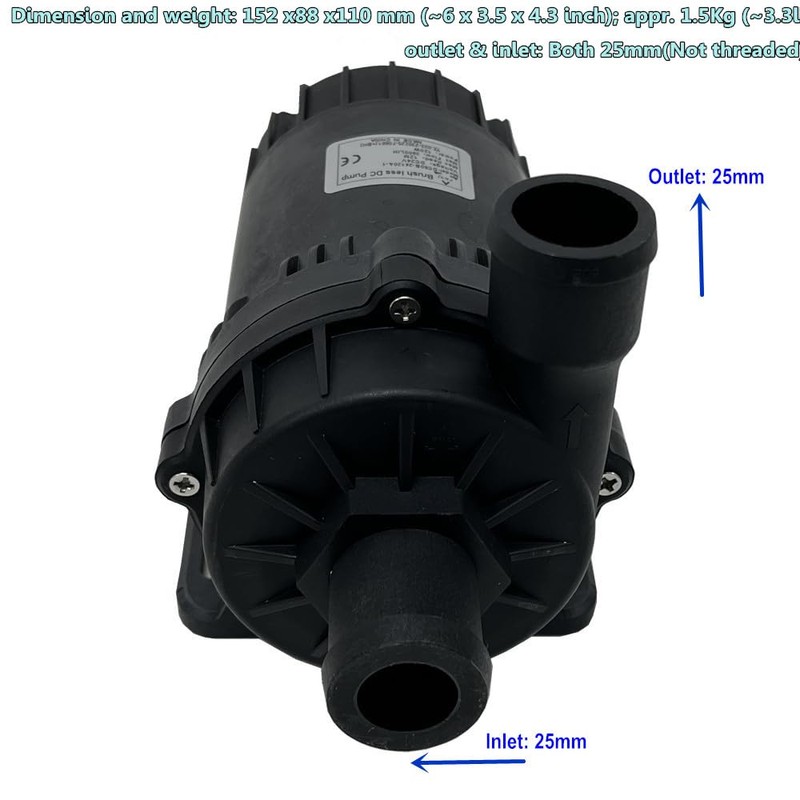 SHYSKY Powerful 24V 120W Micro Brushless DC Water Submersible Pump